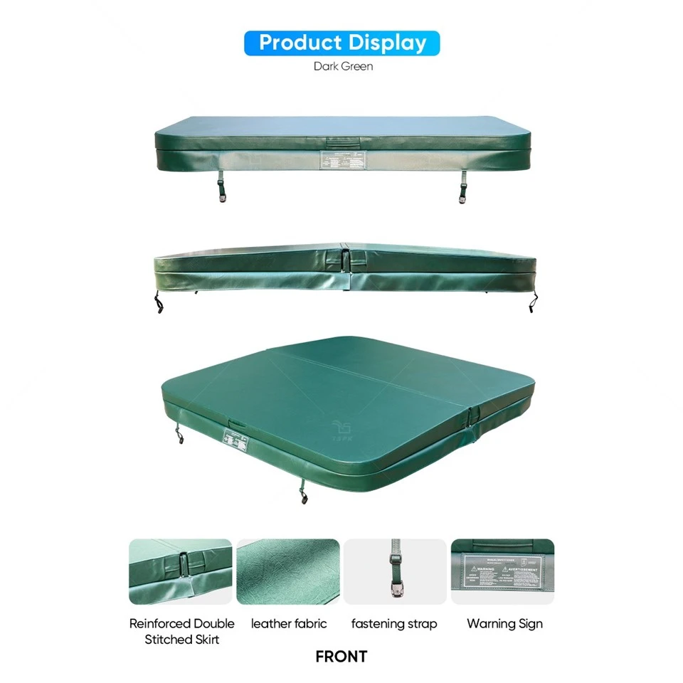 Dark Green Spa Cover high quality