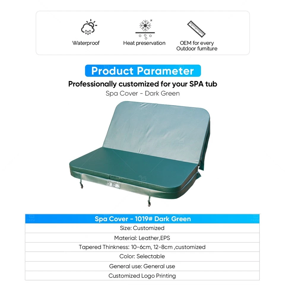 Dark Green Spa Cover best